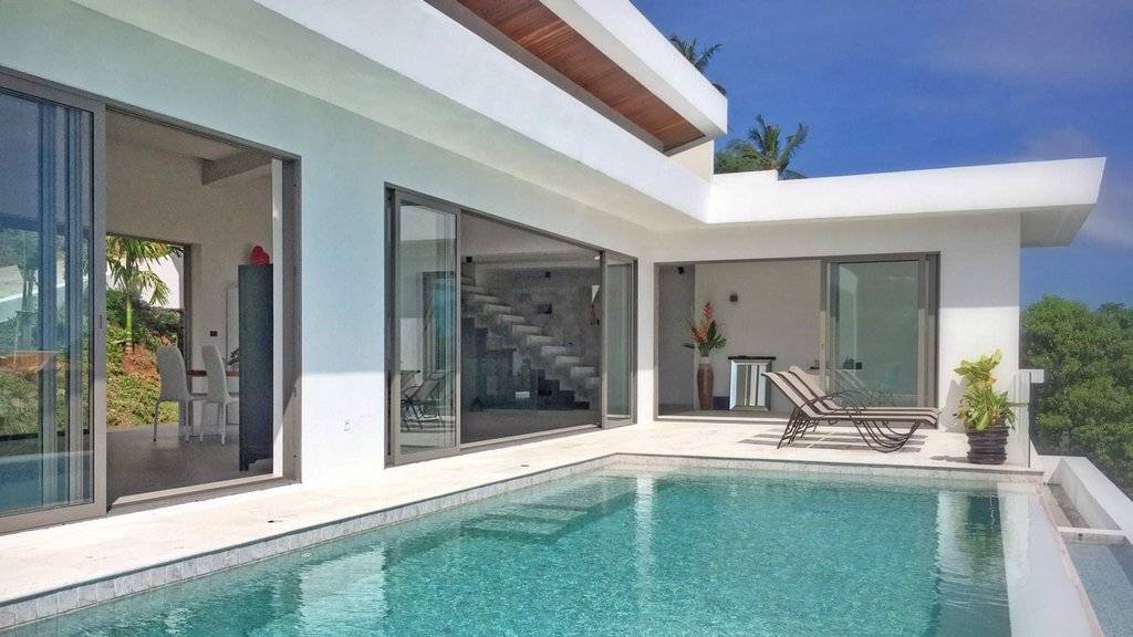 ultra modern sea view villa, koh samui