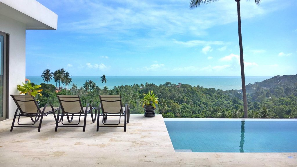 ultra modern sea view villa, koh samui