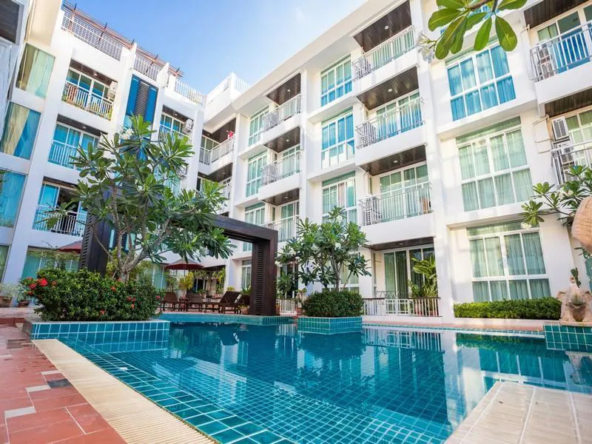 large pool and sun terrace
