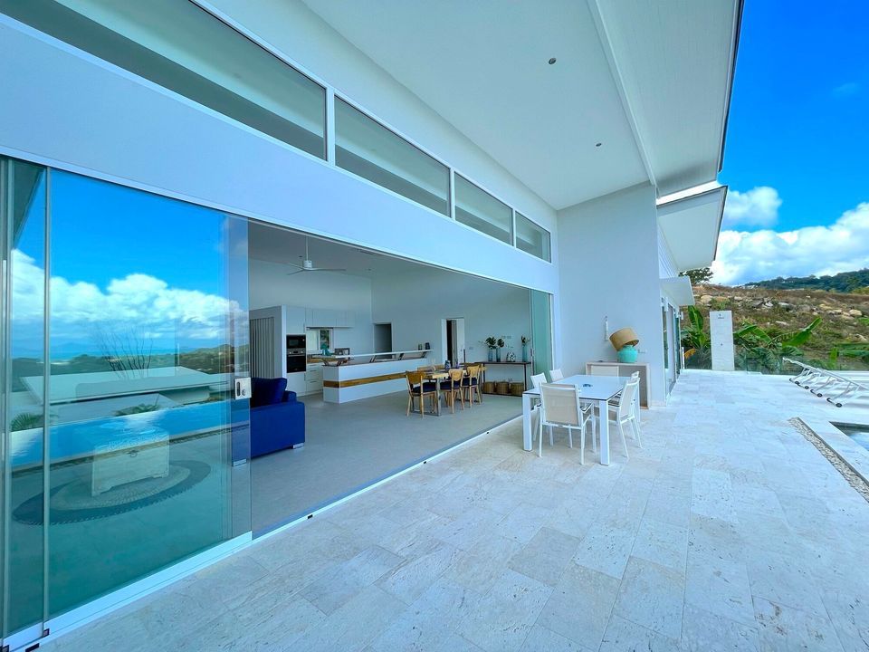 spacious pool terrace