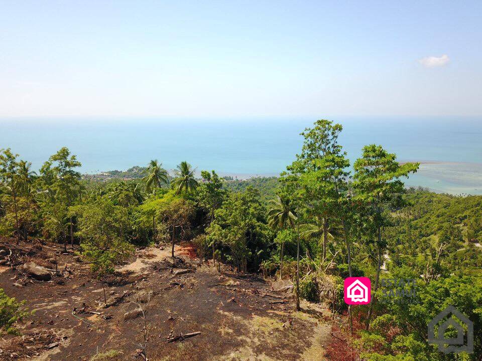 lamai sea view land for sale