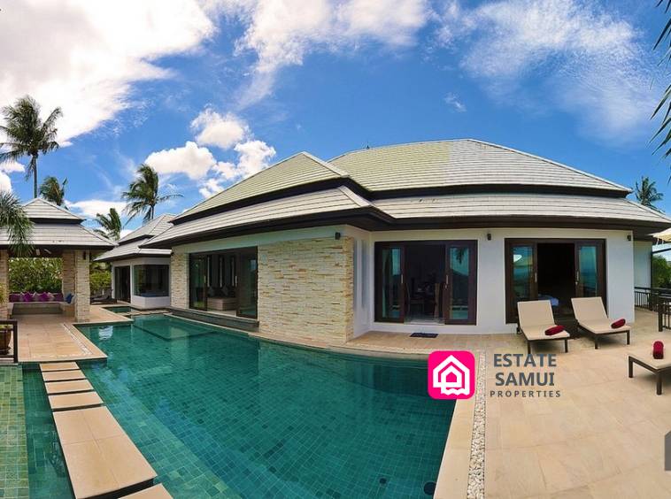 Koh Samui Bophut Sea View Villa For Sale