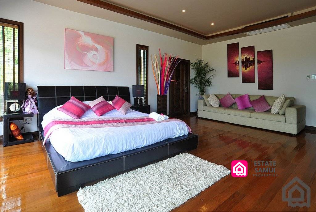 Koh Samui Bophut Sea View Villa For Sale