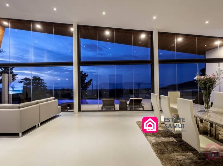 sea view luxury villa for sale, koh samui