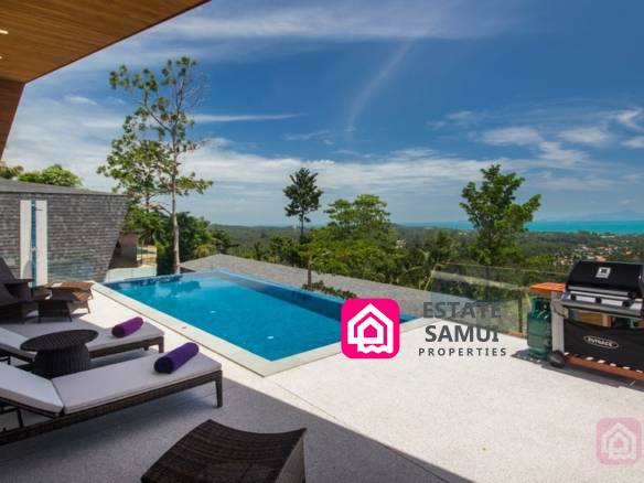 sea view luxury villa for sale, koh samui