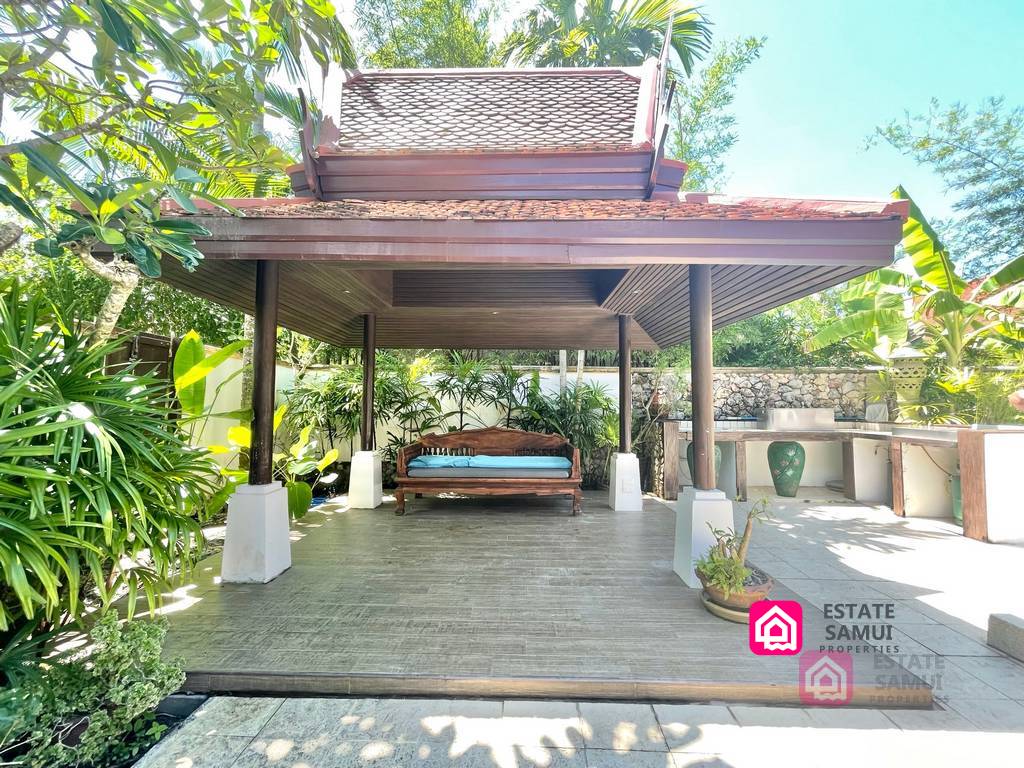 beachside pool villa for sale, koh samui