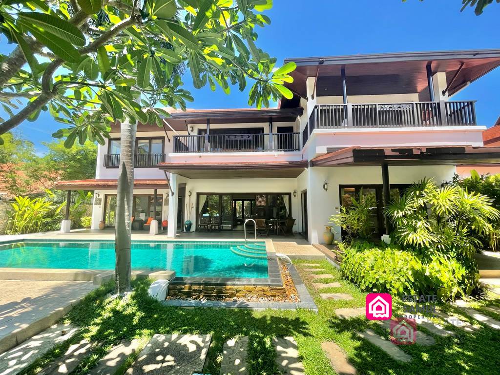 beachside pool villa for sale, koh samui