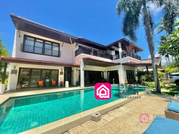 beachside pool villa for sale, koh samui