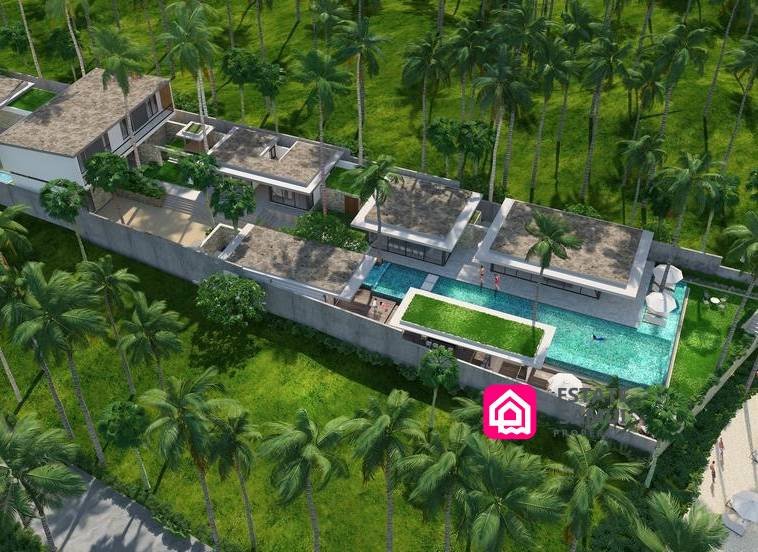 luxury beach villa for sale, koh samui, sea clusion