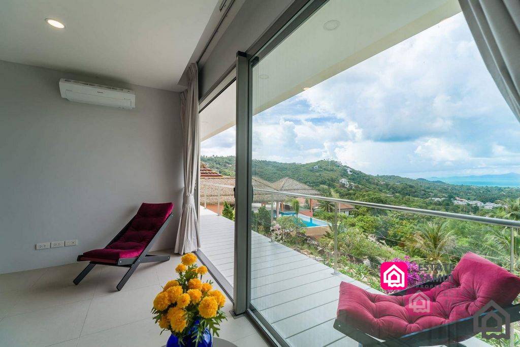 Luxury 5 Bedroom Sea View Villa For Sale Bophut, Koh Samui