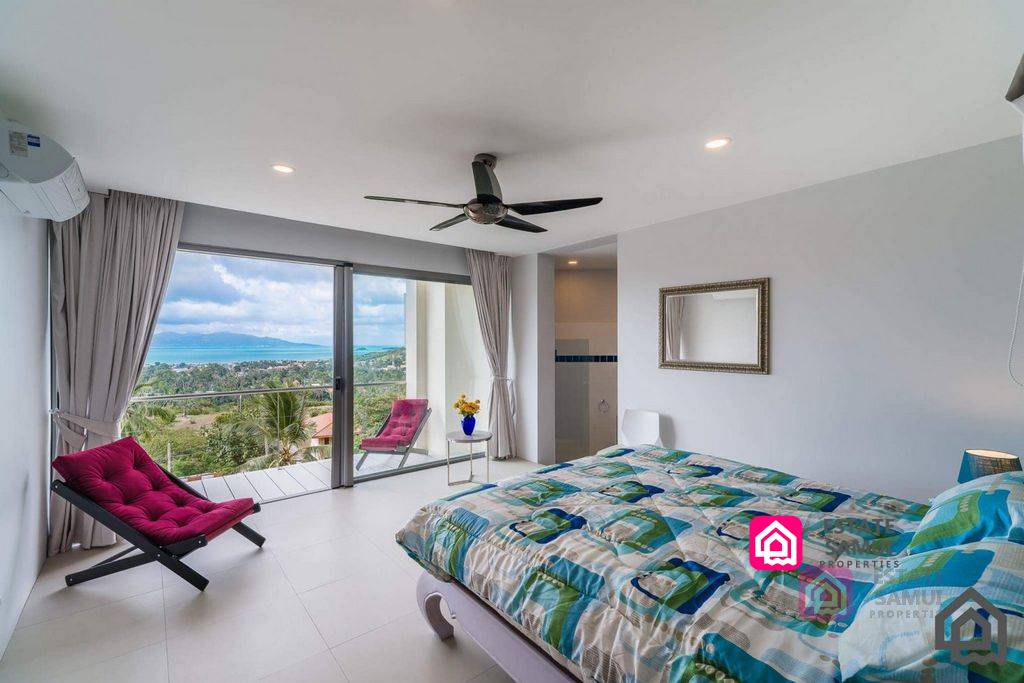 Luxury 5 Bedroom Sea View Villa For Sale Bophut, Koh Samui