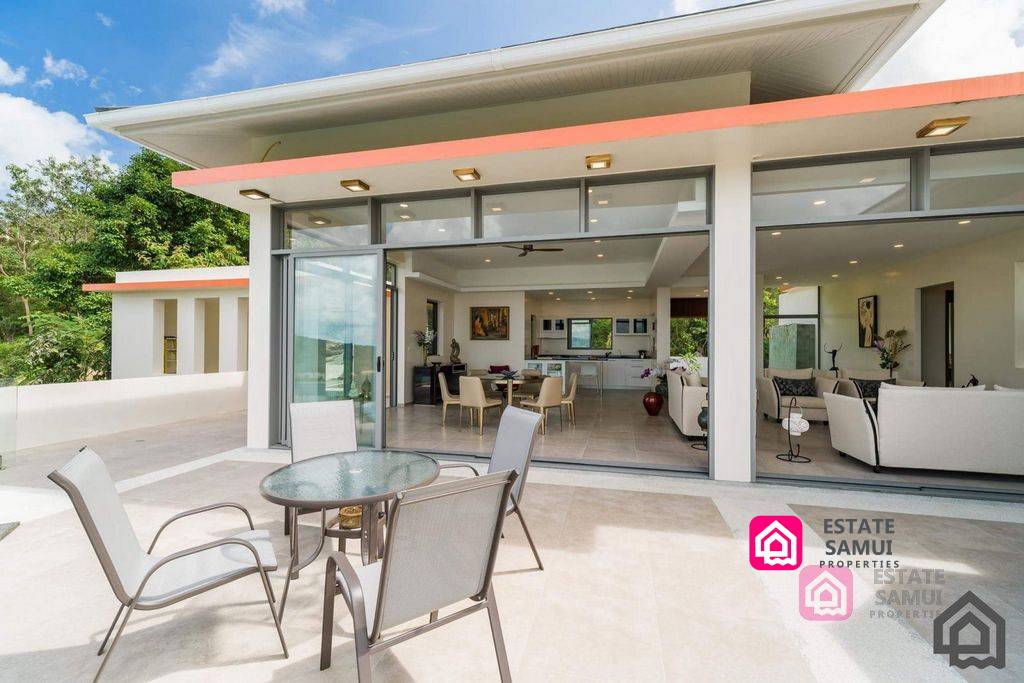 Luxury 5 Bedroom Sea View Villa For Sale Bophut, Koh Samui