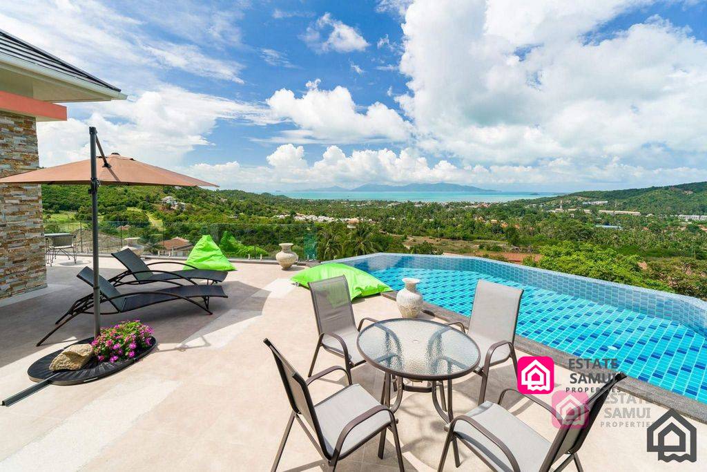 Luxury 5 Bedroom Sea View Villa For Sale Bophut, Koh Samui