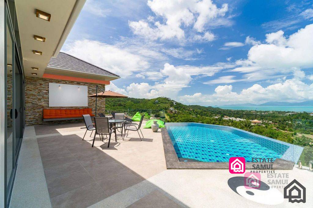 Luxury 5 Bedroom Sea View Villa For Sale Bophut, Koh Samui