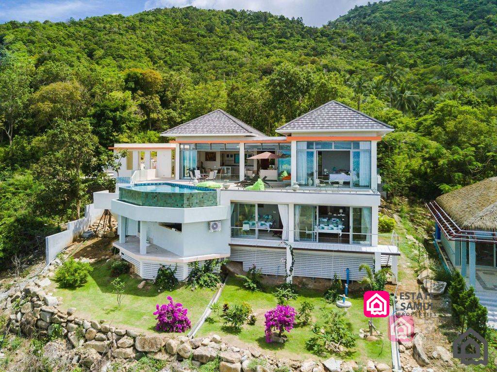 Luxury 5 Bedroom Sea View Villa For Sale Bophut, Koh Samui