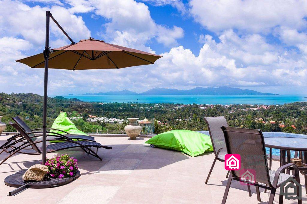 Luxury 5 Bedroom Sea View Villa For Sale Bophut, Koh Samui