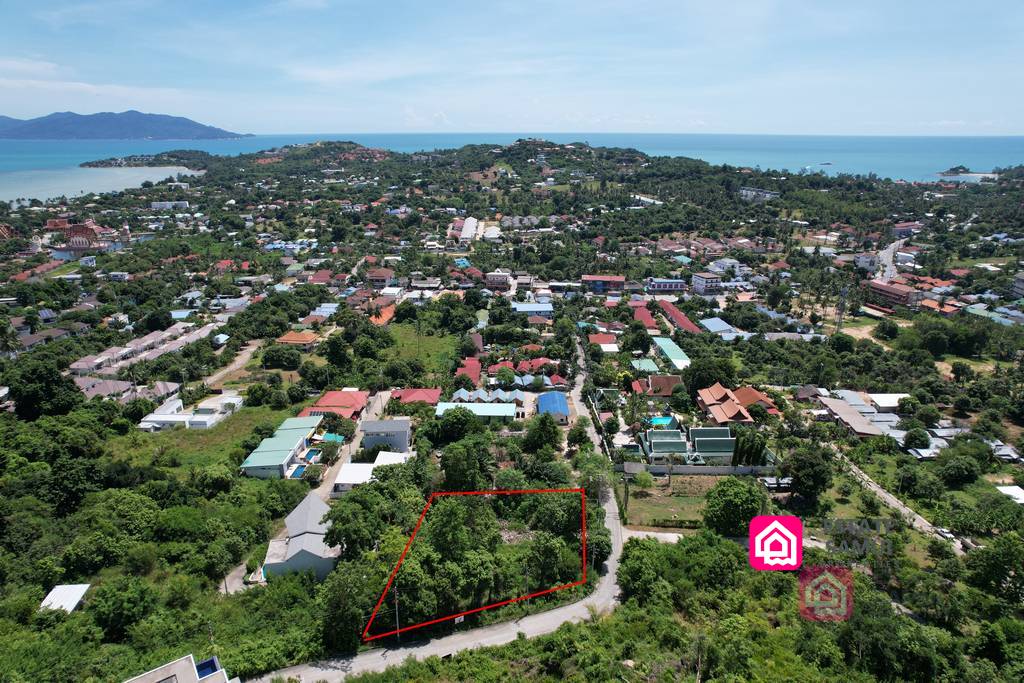 hillside land for sale, koh samui