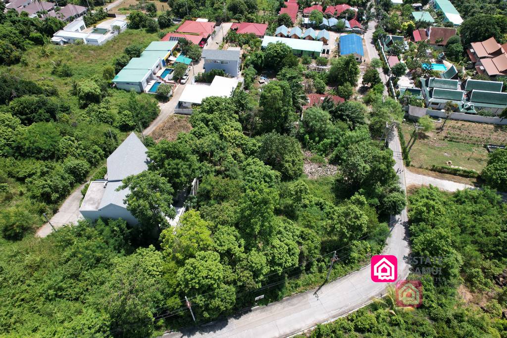 hillside land for sale, koh samui