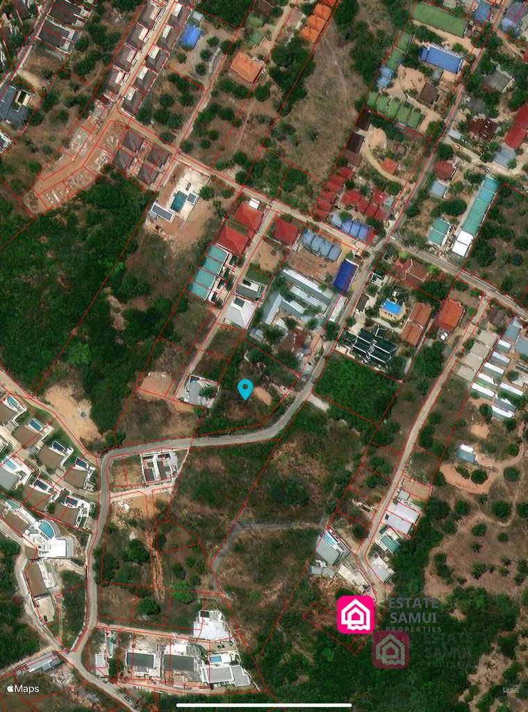 hillside land for sale, koh samui