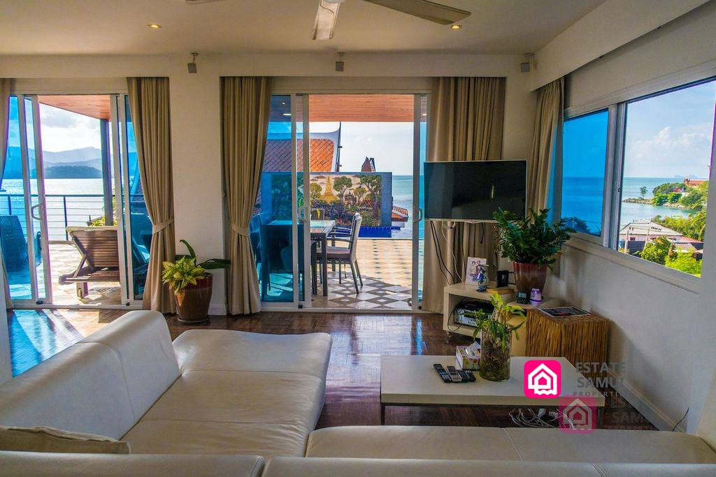 oceanfront villa for sale, koh samui