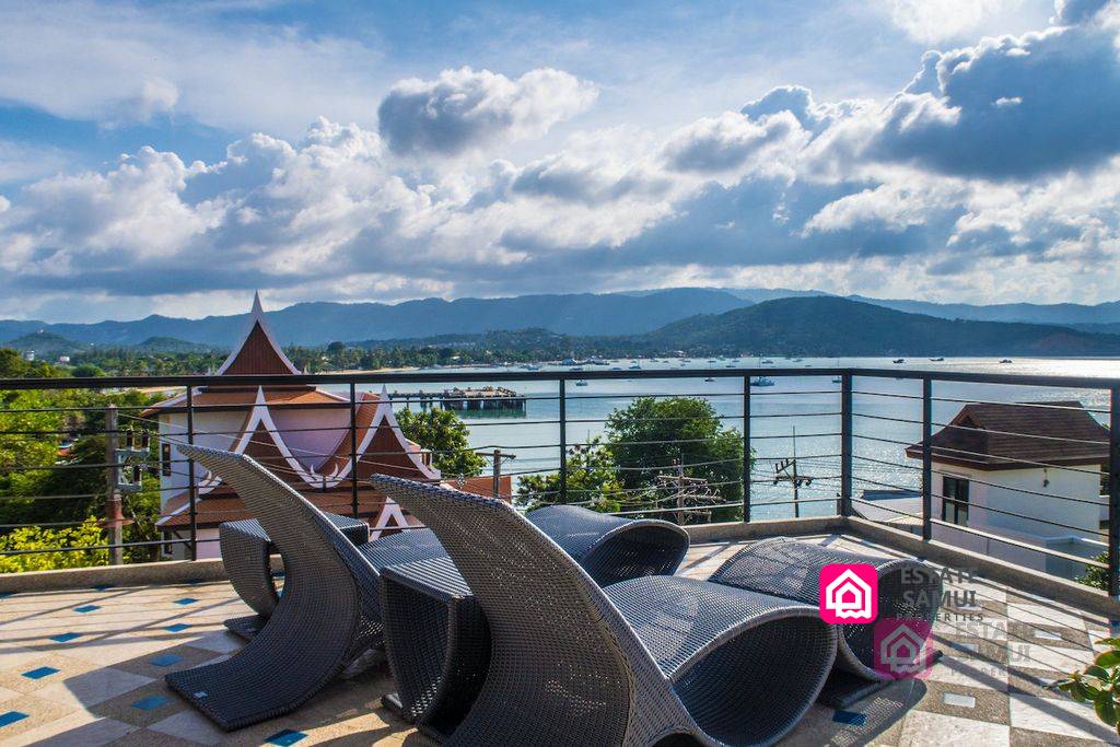 oceanfront villa for sale, koh samui