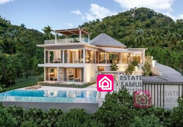 chaweng sea view villa, koh samui