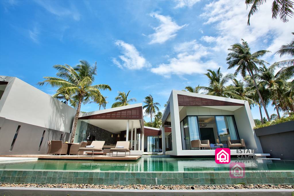 laem noi beachfront villa for sale