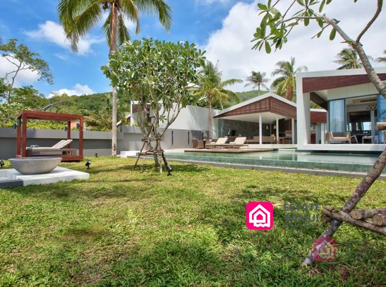 laem noi beachfront villa for sale