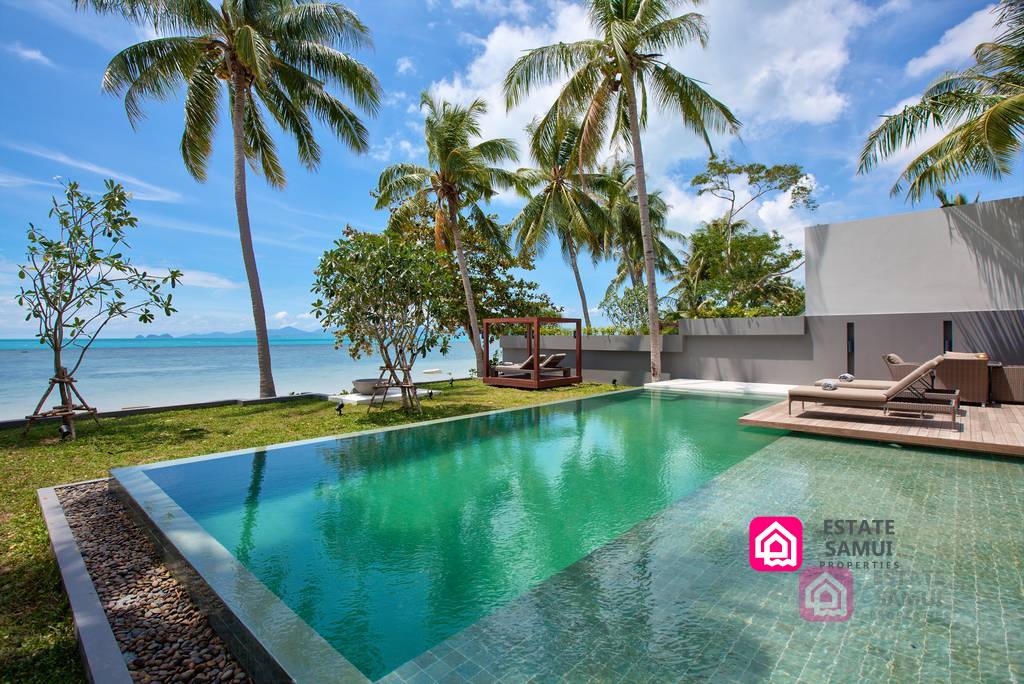 laem noi beachfront villa for sale