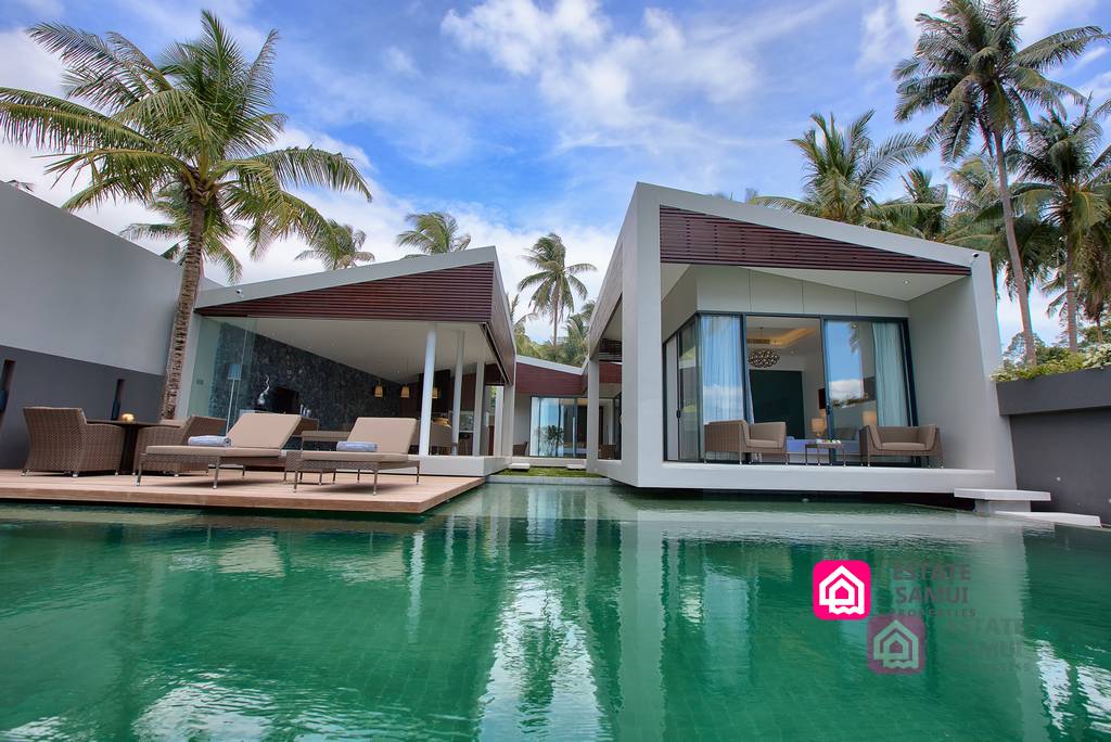 laem noi beachfront villa for sale