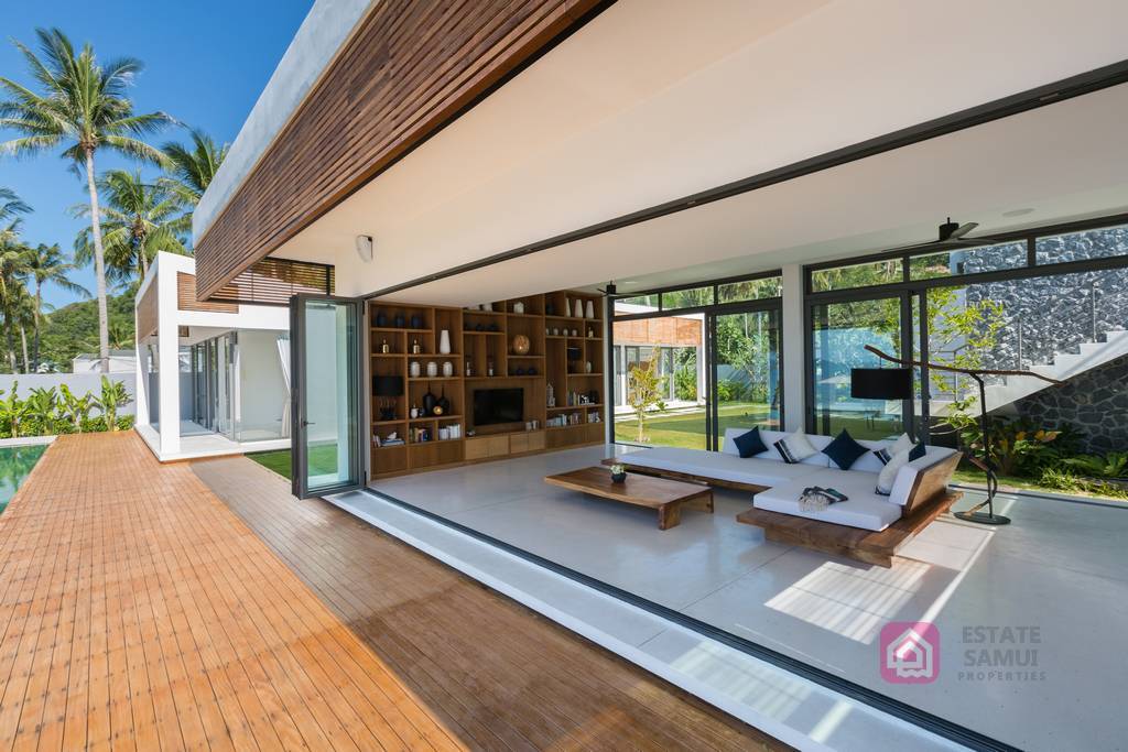 villa malouna, koh samui beach villa rental