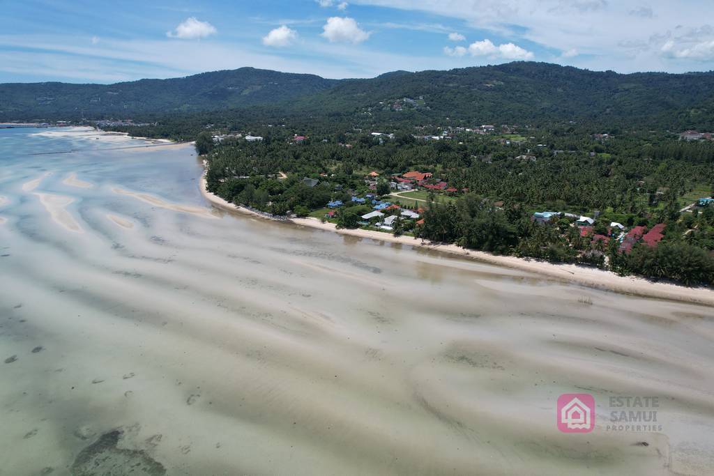 beachfront land plot for sale, koh samui