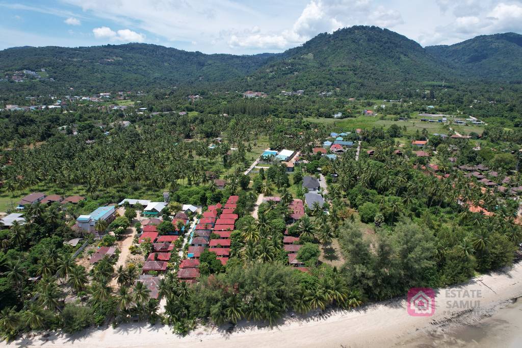 beachfront land plot for sale, koh samui