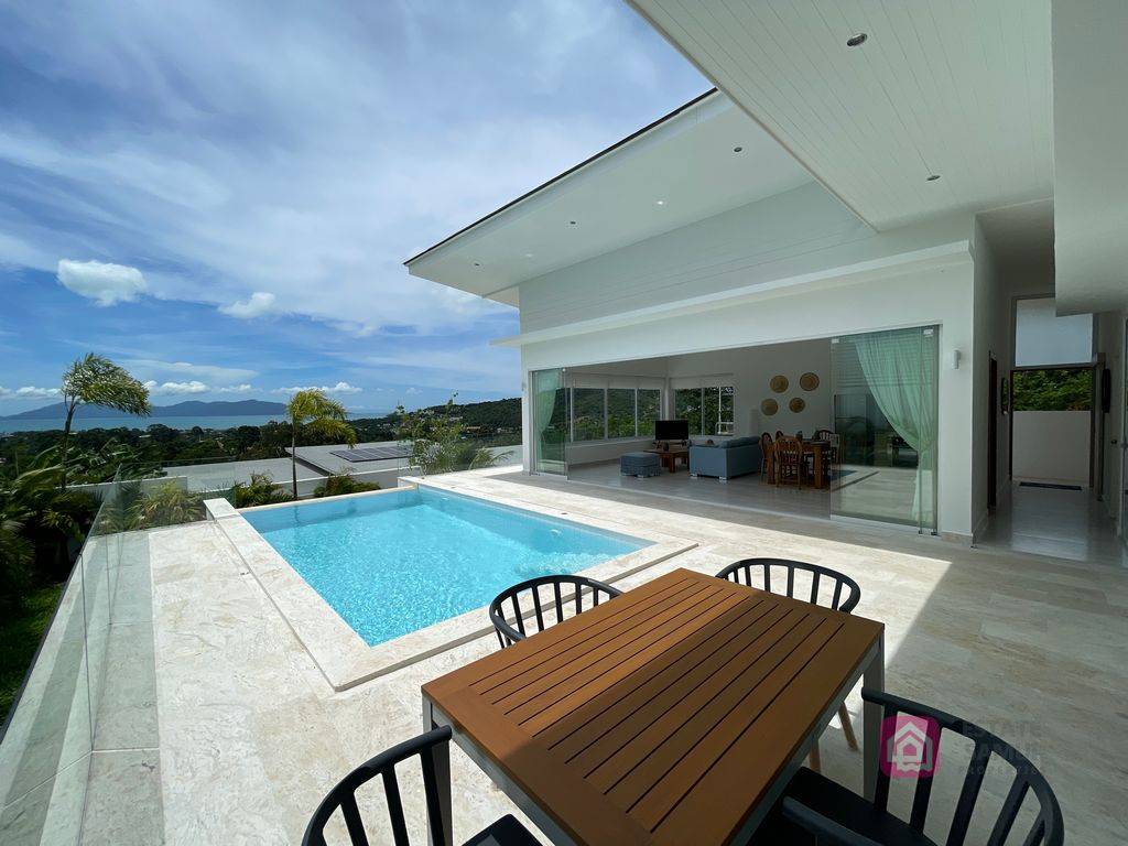 modern bophut pool villa, koh samui