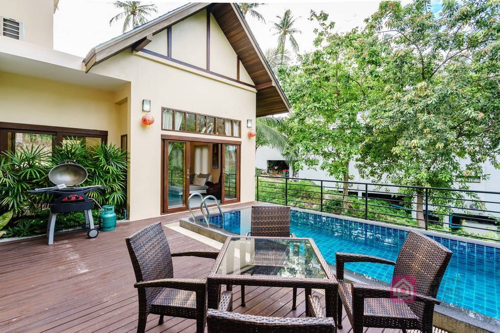 chaweng noi pool villa for sale, koh samui