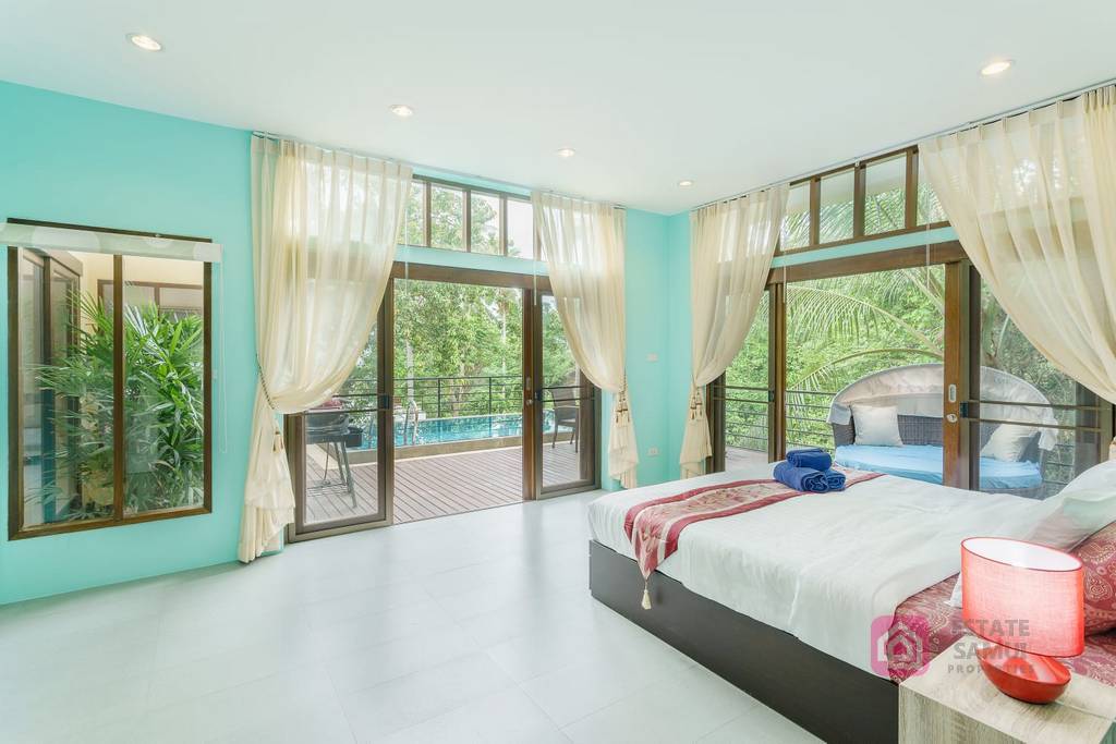 chaweng noi pool villa for sale, koh samui