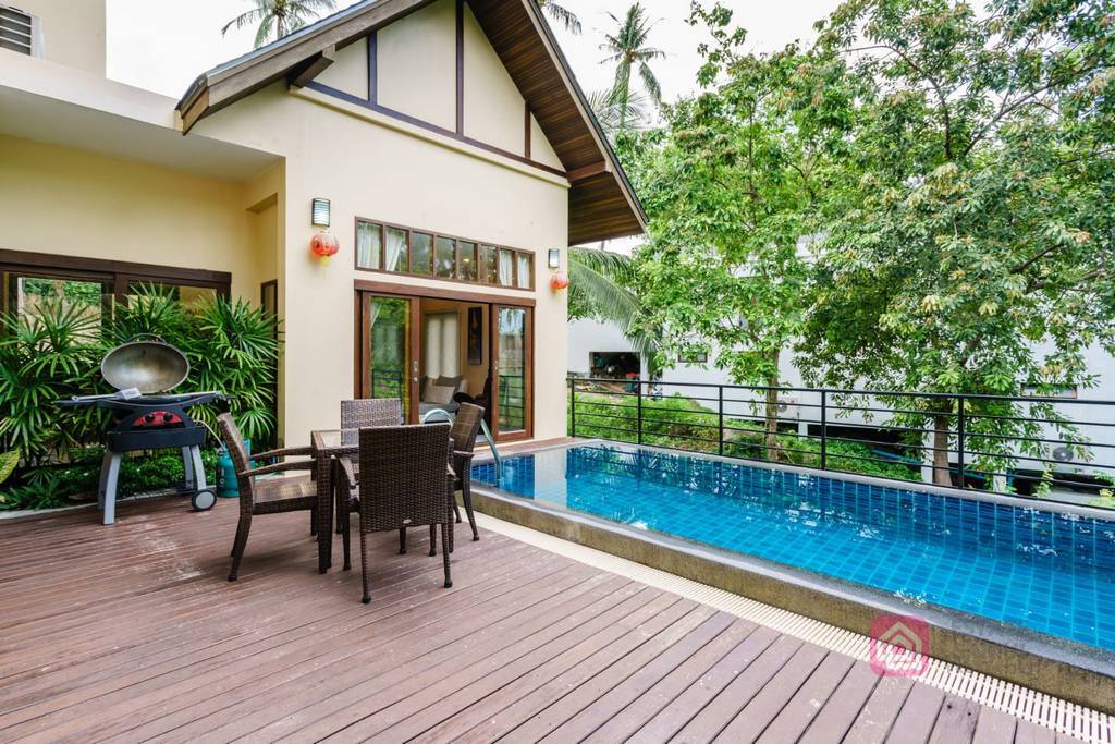 chaweng noi pool villa for sale, koh samui