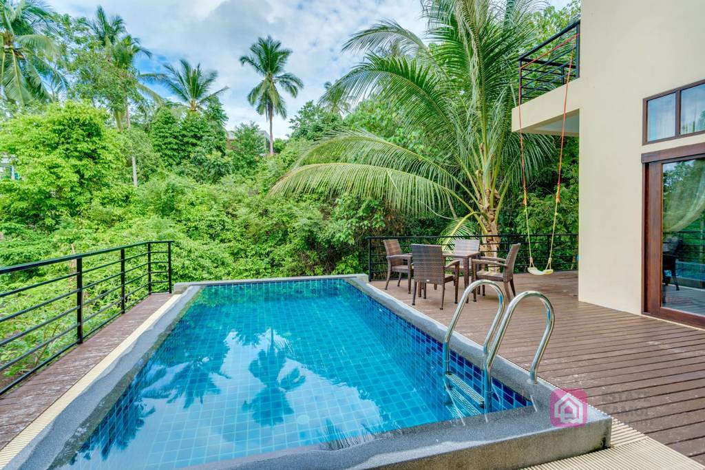 chaweng noi pool villa for sale, koh samui