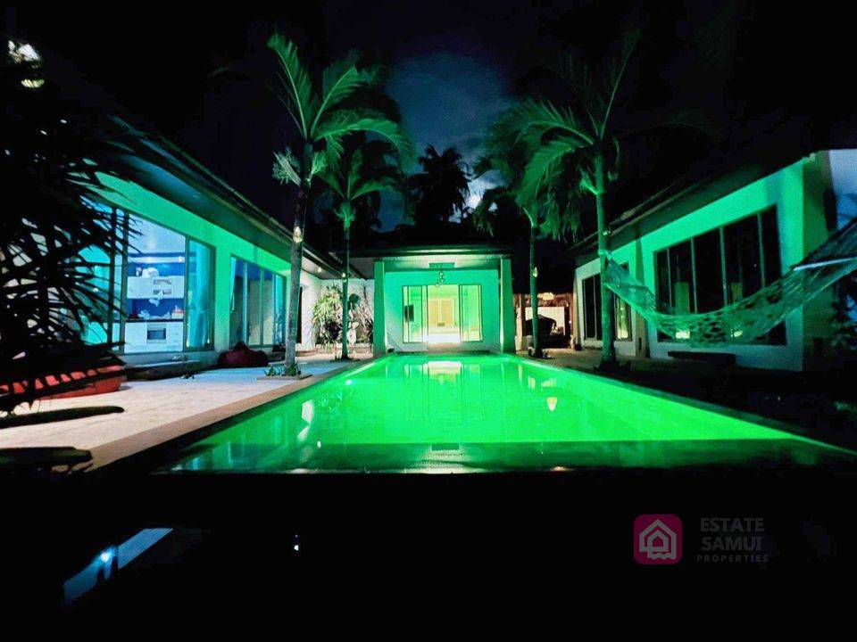 balinese pool villa for sale, koh samui