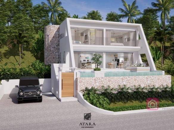 modern chaweng villas for sale, koh samui