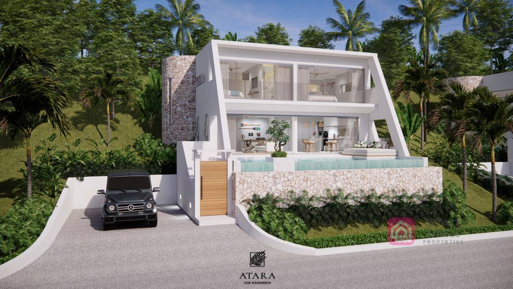 modern chaweng villas for sale, koh samui