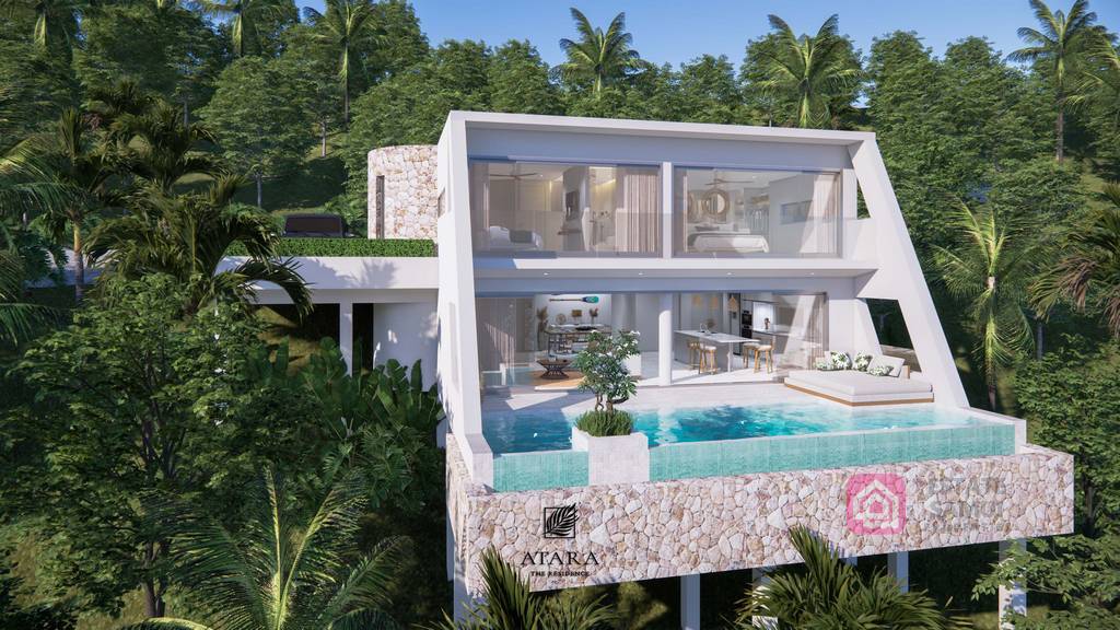 modern chaweng villas for sale, koh samui