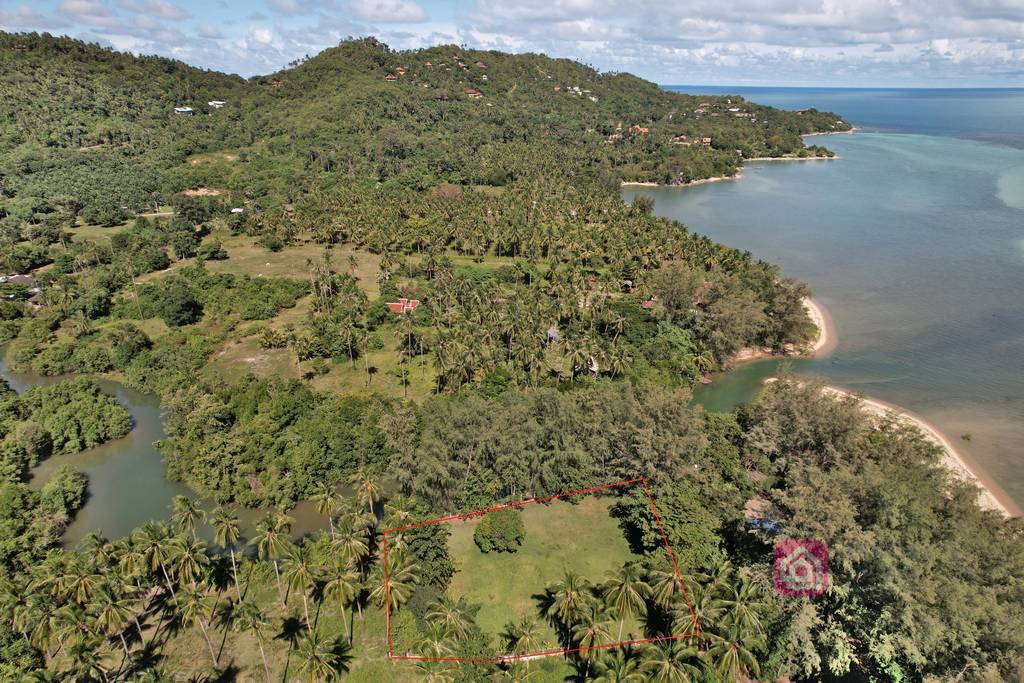 beachside land for sale, koh samui