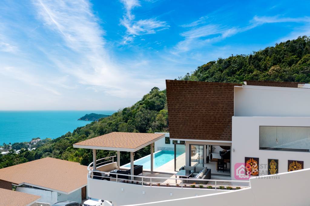 ocean view villas for sale, koh samui