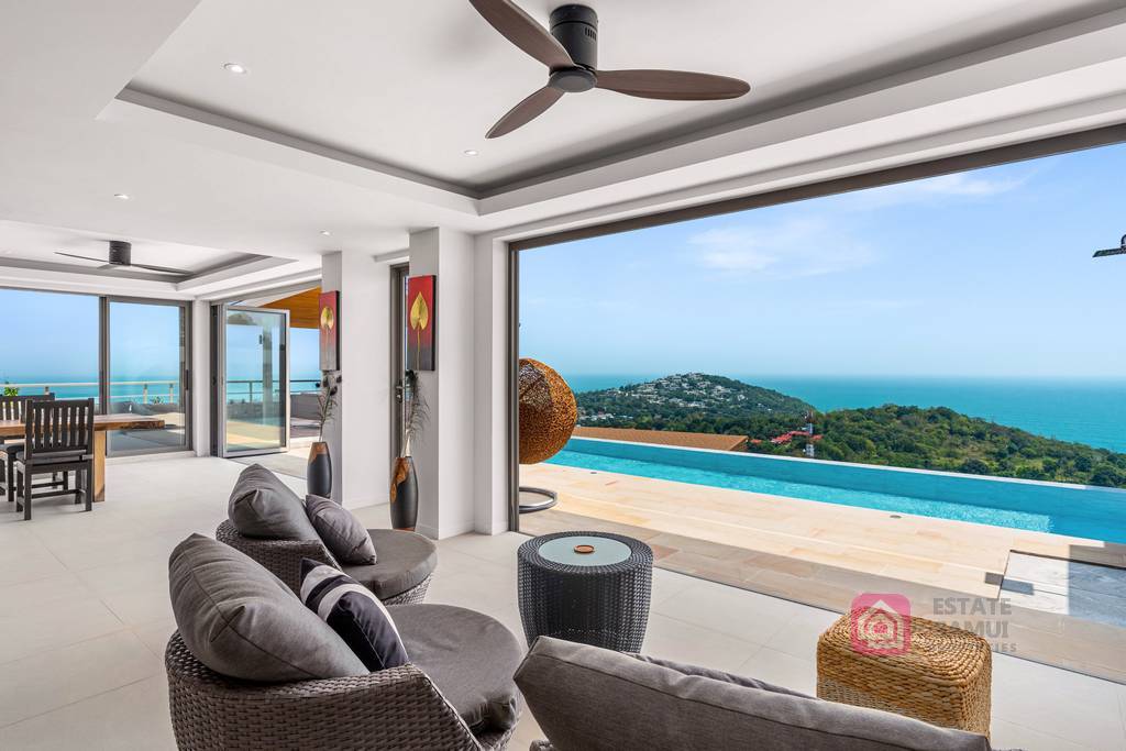 ocean view villas for sale, koh samui