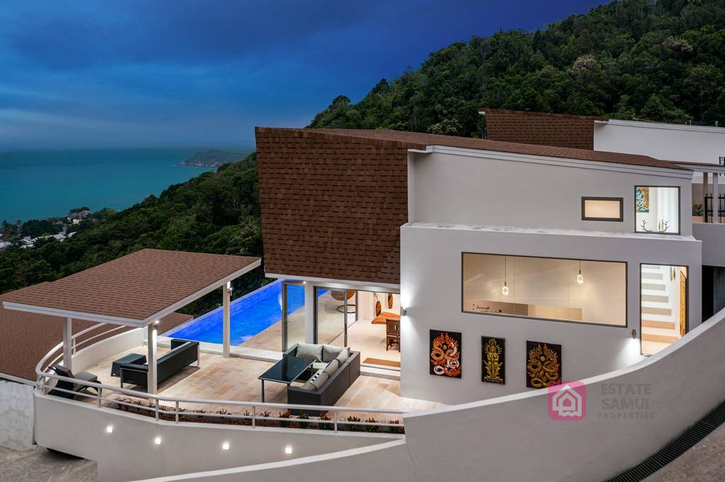 ocean view villas for sale, koh samui