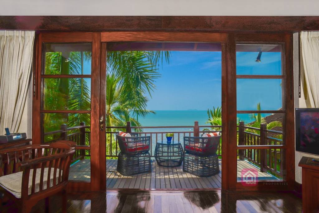 sea front villa for sale, koh samui