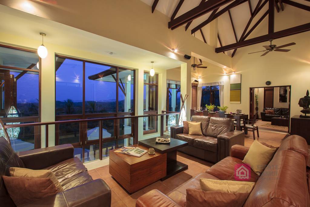 hillside villa for sale, koh samui