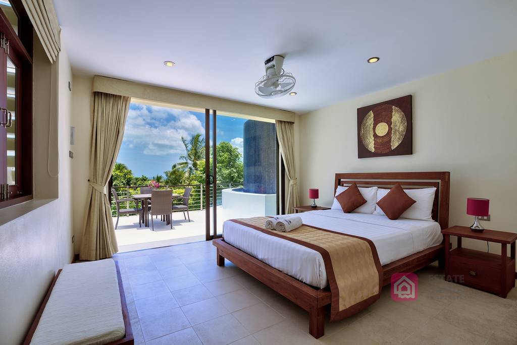 hillside villa for sale, koh samui