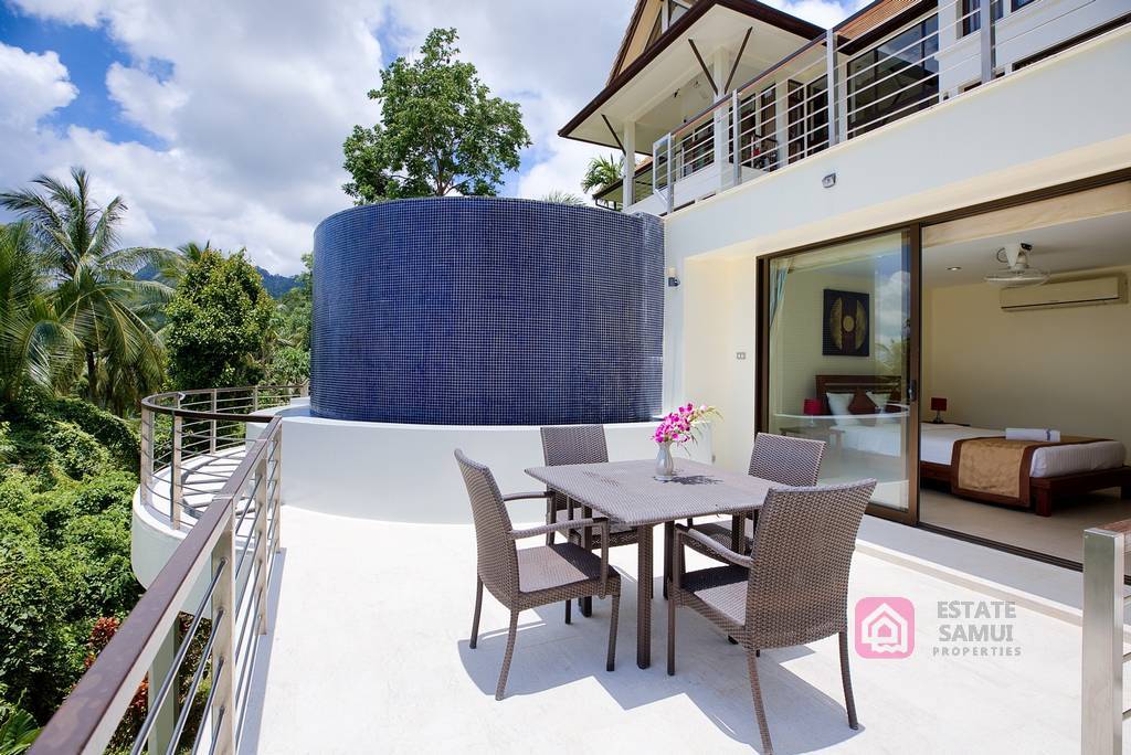 hillside villa for sale, koh samui